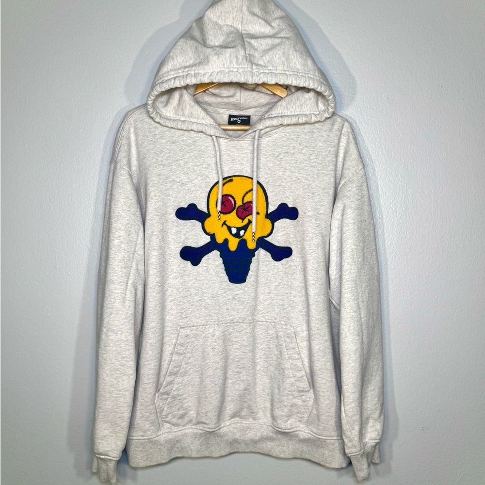 ICE CREAM AVERY HOODIE LIGHT GREY HOODIE Billionaire Boys Club